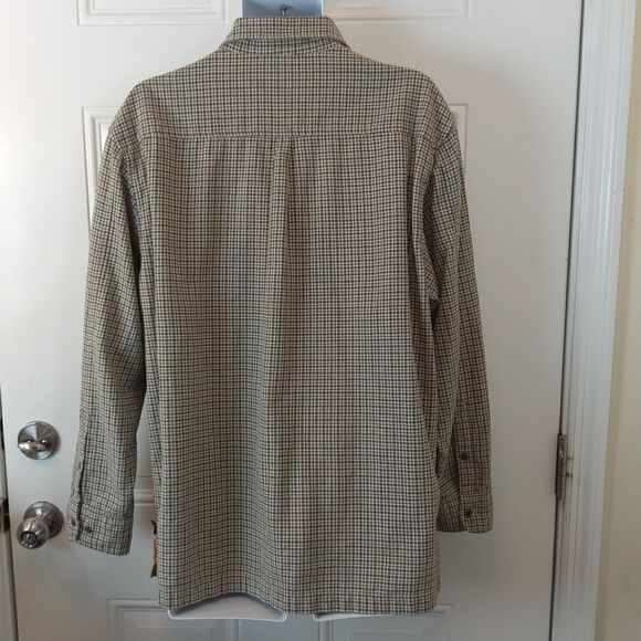 Timberland gray plaid long sleeve button front shirt - Picture 11 of 14